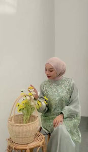 TIHANI DRESS KONDANGAN WANITA KEKINIAN SHIMMER