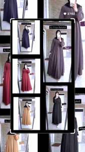gamis.babydol gamis / bisa busui kualitas fremium gamis polos terbaru