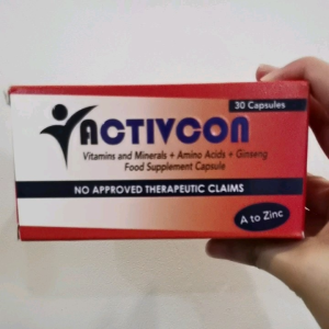 ACTIVCON CAPSULE Vitamins + Minerals + Amino Acids + Ginseng FOOD SUPPLEMENT - 30 capsules