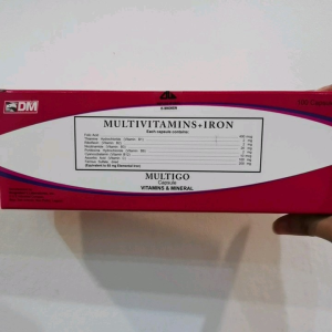 MULTIGO CAPSULES Multivitamins + Iron - 100 capsules