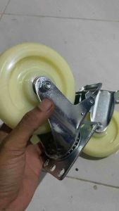 RODA TROLLEY TROLI NYLON NILON 5 INCH PER SET! 2 hidup rem 2 mati