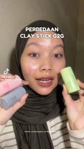Glad2Glow Real Mugwort Salicylic Acid Acne Control Clay Mask Stick 25g