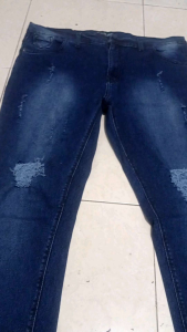 JUMBO - Celana jeans panjang pria BIGSIZE 27-46 - Jeans pria skinny melar model sobek sobek