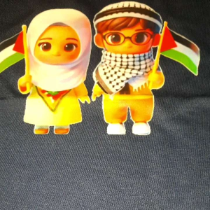 Atasan kaos anak palestine buat usia 2-10 tahun