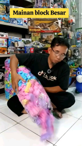 Blok Ukuran Besar Isi 456: Mainan Edukasi untuk Anak
