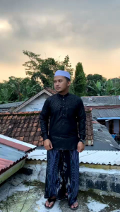 Baju Kemeja Koko Sultan Batik Kurta Kating Slimfit Pria Dewasa