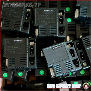 REMOT RECEIVER JR1858RXS-7P 12V MOBILAN AKI ANAK REMOTE CONTROL IC MODUL BOX KOTAK HITAM MESIN 2.4G SPAREPART MOBIL MAINAN ANAK RESEIVER RESIVER JR 1858 RXS 7PIN  SET REMOT PUTIH RECEIVER  2.4GHZ 12VOLT 7 PIN JR1858 RXS 7PIN SPARE PART PENGGANTI ONDERDIL
