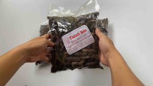 Chuối hột rừng sấy khô nguyên quả núi Chứa Chan (núi Gia Ray núi Gia Lào) bịch 1kg loại 1 (quả đã chín) dùng để ngâm rượu