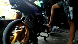 Knalpot racing CLD monster leher samping Vario 125/150