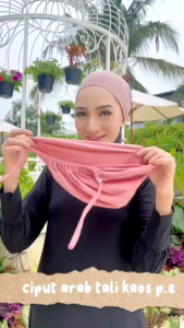 Ciput Arab Tali Inner Daleman Kerudung Bahan Kaos