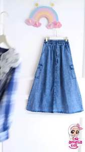 (( Ready Stock )) Serly Set Kids by Amelia Setelan Blus dan Rok Anak Perempuan Usia 7-13 Tahun Setrok Anak Motif Kotak Kotak Outfit Baju Anak Kekinian Set Rok Anak Murah