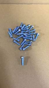 น็อตแคร้ง เบอร์10 M6x20 ยาว 2 c.m. **มีตัวเลือก** เกลียวมิล เหล็กชุบซิงค์ขาว มอเตอร์ไซค์ คุณภาพดี