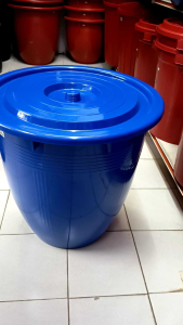 33 Gallon Tong Air/Tong Plastik/Plastic Water Pail With Cover/ Water Storage Large Water Storage / Plastic