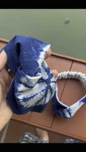 Headband vải nhuộm và may thủ công băng đô trán headband handmade