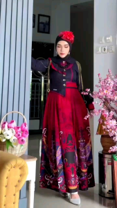 NEW Collection Gamis NIRMALA Series Batik By SR Cloth daily