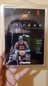 Michael Jordan Vintage Sealed Collectible Card