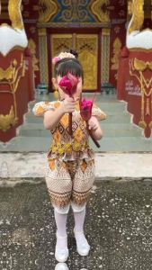 ชุดไทย มาใหม่ ชุดไทยเด็กผู้หญิง มีหลายสี