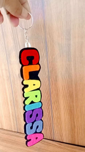 gantungan kunci nama/gantungan tas nama/ganci inisial