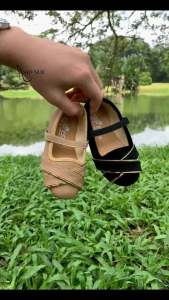 MD SUE  [ Baby Girls Shoes ] Cotton Comfortable Ready Stock Bayi flat shoes