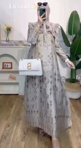 Gamis Denada Gamis Dress Silk Premium - Gamis Silk Berkualitas Lebaran Termurah 2025