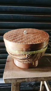 ceting bambu bulat - ceting nasi - kukusan bambu - tempat nasi bambu