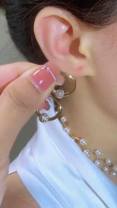 (Bebas beli 2 dapat bonus) H-Girl888 A170 COD Anting bulat bola cakep titanium simple elegan wanita Korea