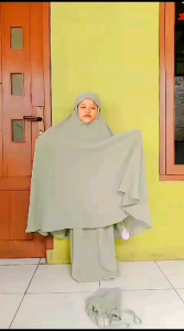 MUKENA FRENCH KIDS AIRFLOW CRINCLE ANTI SETRIKA 3IN1 ADEM