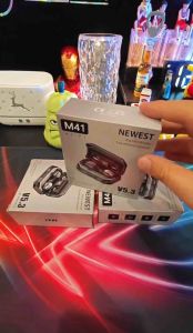 TWS M41 Gaming Wireless Bluetooth 5.3 Earbuds Headphones 18D Sound Touch IPX8 Sport Waterproof Digital HIFI Stereo   