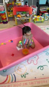 อ่างเปล สีชมพู พิเศษ อาบน้ำเด็ก กระบะทราย กระบะเล่นน้ำเด็ก อ่างบัว อ่างเลี้ยงปลา ผสมปูน กระบะปูน