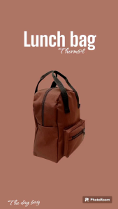 Tas bekal lunch bag simpel alumunium foil tebal bisa untuk lunch box sedang