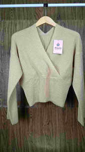 ATASAN RAJUT WANITA Oversize knit maudy blouse