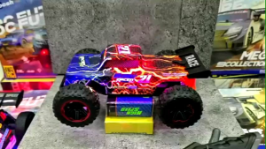 Xe điều khiển địa hình Buggy Monster 1/18 tốc độ cao có nhả khói giả lập kèm pin sạc