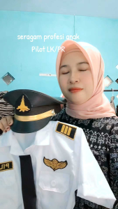 Seragam Profesi Anak Pilot Laki-Laki