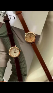 GEDI Jam Tangan Wanita Kulit Jam Analog Vintage Anti Air Water Resistant CA004
