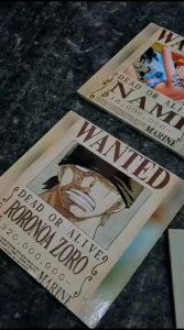 Hiasan Dinding Poster Bounty One Piece/Poster wanted One piece