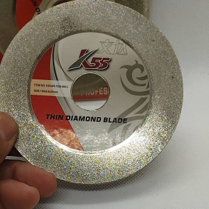 mata gerinda pemotong kaca 4 inch K55 - thin diamond saw blade