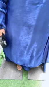 Gamis Muslimah Maira Jumbo Maxy Dress Busui Motif Polos Bahan Santorini LD120