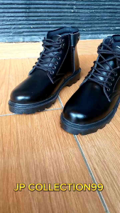 Sepatu PDH POLRI Tali Resleting Harian Warna Kilap Dan Doff TNI POLRI SECURITY PNS PASKIBRA DAN INSTANSI PEMERINTAH
