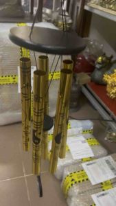 Chuông gió Phong Thuỷ 5 thanh ống hút tài lộc giải xui xua đuổi âm khí