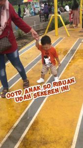 Setelan Baju Anak Laki Laki Kaos Katun Combed Celana Chinos Strecht(melar)