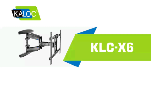 KALOC X6 40" 55" 60" 65" 70" 75" 80" 85" HEAVY DUTY SLIM Full Motion Adjustable Wall Mount Tv Bracket With Moveable Dual Articulating Arms Tilt Swivel Extension Leveling Penyangkut Dinding Tv Braket 电视机墙壁支架挂架支架