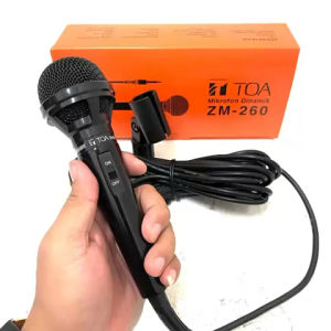 MIC TOA ZM-260 MIK KABEL ZM260 ZM 260 MICROPHONE MIKROPON DINAMIC ASLI