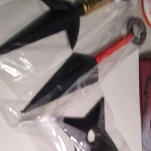 1 Set Rubber Kunai with Shuriken Toy  (FROM ANIME)