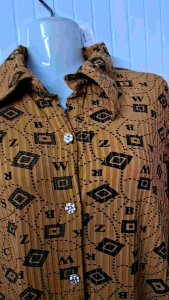 Áo sơ mi thun sọc đũa thái co dãn phi sai 45kg đến 75kg