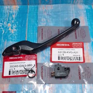 Black Paket Handle Rem Kanan Switch Rem Kanan Per Handle Honda Beat FI CBS Beat Street Scoopy ESP
