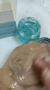 Qise Pore Cleansing Gentle Exfoliating Ice Crystal Gel Deep Cleaning Moisturizing Skin Care for Men And Women whitening moisturing 排黑膏50g
