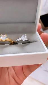 Cincin Permata Titanium Dewasa Fashion CXB269