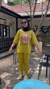 Setelan Wanita Terbaru 2024 By Px Lemon / one set wanita ootd hijab