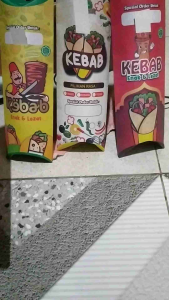 kertas kebab craft warna murah 24x9