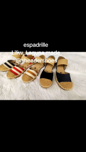 Flat espadrilles for Women- Liliw Laguna made onhand